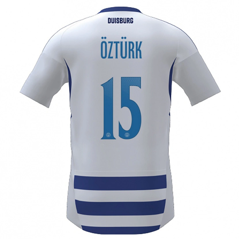 Danxen Kvinnor Melisa Öztürk #15 Vit Blå Hemmatröja Matchtröjor 2025/26 Tröjor T-Tröja
