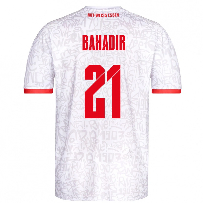 Danxen Kvinnor Burak Bahadir #21 Vit Röd Hemmatröja Matchtröjor 2025/26 Tröjor T-Tröja