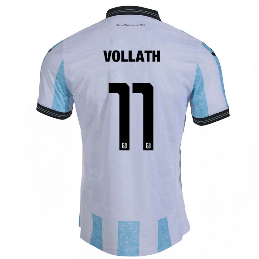 Danxen Kvinnor René Vollath #11 Vit Himmelsblå Hemmatröja Matchtröjor 2025/26 Tröjor T-Tröja