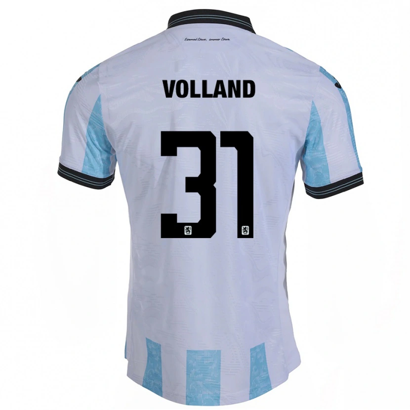 Danxen Kvinnor Kevin Volland #31 Vit Himmelsblå Hemmatröja Matchtröjor 2025/26 Tröjor T-Tröja