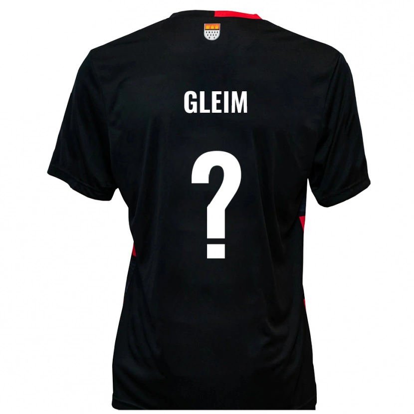 Danxen Kvinnor Rebecca Gleim #0 Svart Röd Hemmatröja Matchtröjor 2025/26 Tröjor T-Tröja