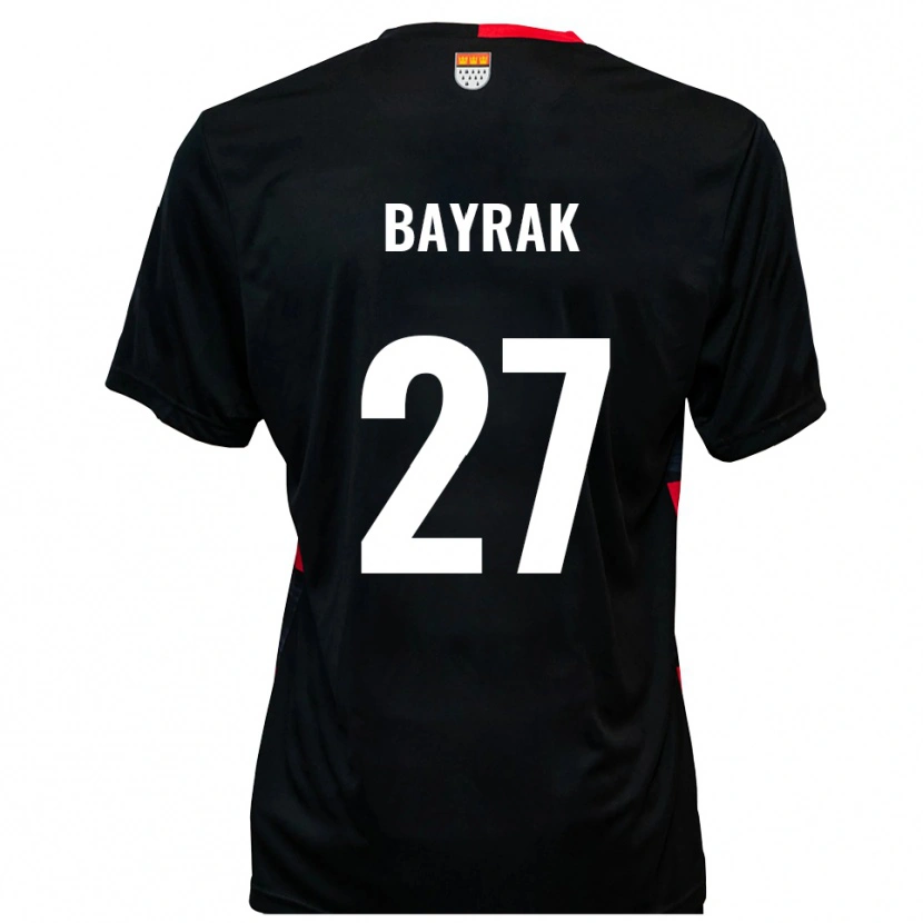 Danxen Kvinnor Boran Bayrak #27 Svart Röd Hemmatröja Matchtröjor 2025/26 Tröjor T-Tröja