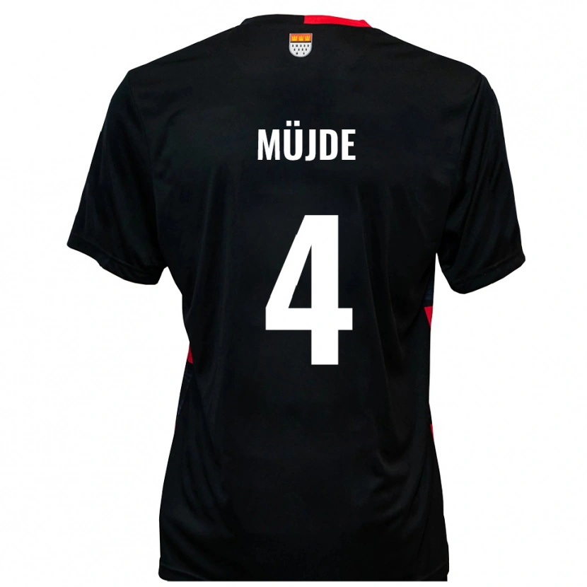 Danxen Kvinnor Semih Müjde #4 Svart Röd Hemmatröja Matchtröjor 2025/26 Tröjor T-Tröja