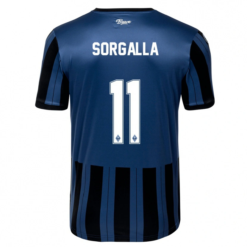 Danxen Kvinnor Tom Sorgalla #11 Blå Grå Svart Hemmatröja Matchtröjor 2025/26 Tröjor T-Tröja