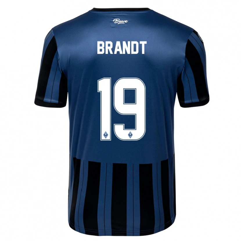 Danxen Kvinnor Jascha Brandt #19 Blå Grå Svart Hemmatröja Matchtröjor 2025/26 Tröjor T-Tröja