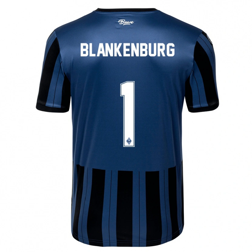 Danxen Kvinnor Luca Blankenburg #1 Blå Grå Svart Hemmatröja Matchtröjor 2025/26 Tröjor T-Tröja