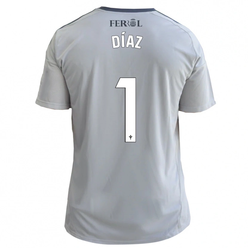 Danxen Kvinnor Lucas Díaz #1 Grå Silver Bortatröja Matchtröjor 2025/26 Tröjor T-Tröja