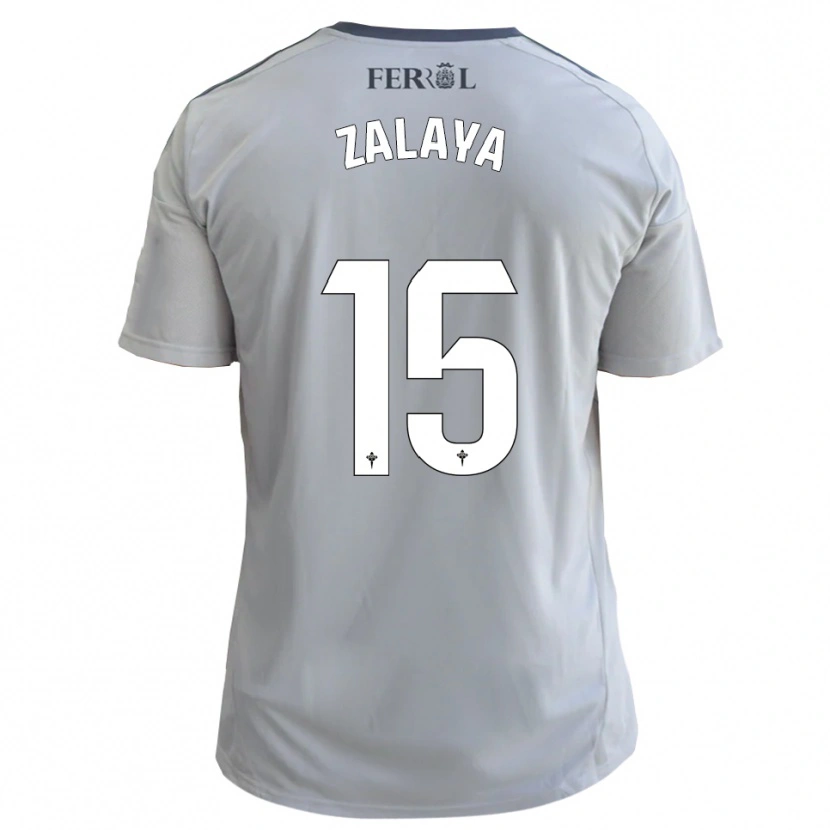 Danxen Kvinnor Álex Zalaya #15 Grå Silver Bortatröja Matchtröjor 2025/26 Tröjor T-Tröja