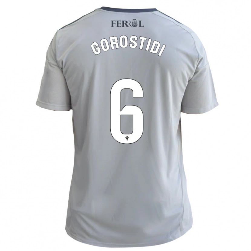 Danxen Kvinnor Ander Gorostidi #6 Grå Silver Bortatröja Matchtröjor 2025/26 Tröjor T-Tröja
