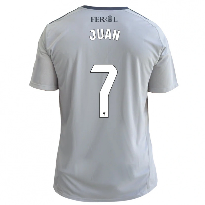 Danxen Kvinnor Álvaro Juan #7 Grå Silver Bortatröja Matchtröjor 2025/26 Tröjor T-Tröja