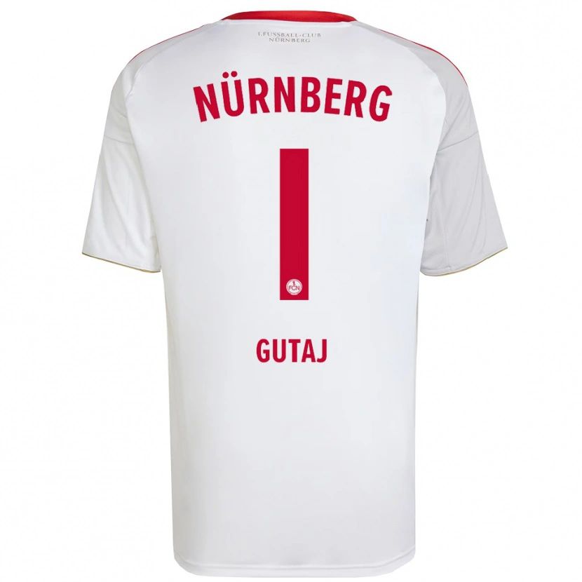 Danxen Kvinnor Lindsay Gutaj #1 Vit Röd Bortatröja Matchtröjor 2025/26 Tröjor T-Tröja