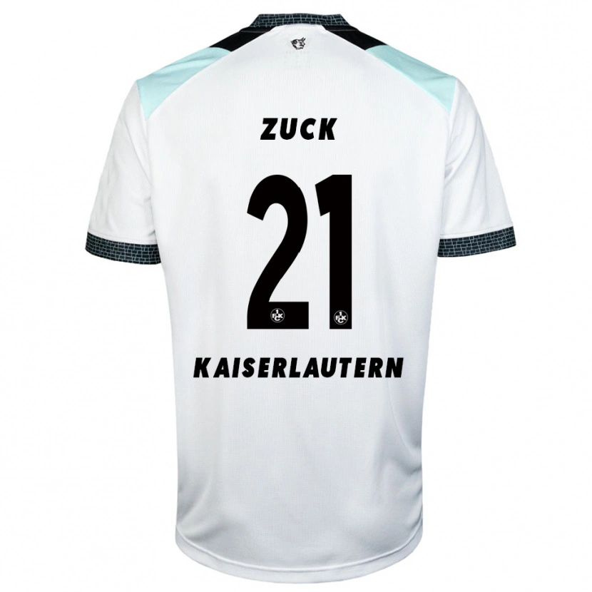 Danxen Kvinnor Hendrick Zuck #21 Vit Svart Bortatröja Matchtröjor 2025/26 Tröjor T-Tröja