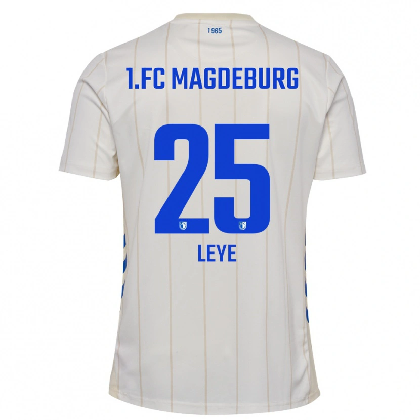 Danxen Kvinnor Titus Leye #25 Vit Blå Bortatröja Matchtröjor 2025/26 Tröjor T-Tröja