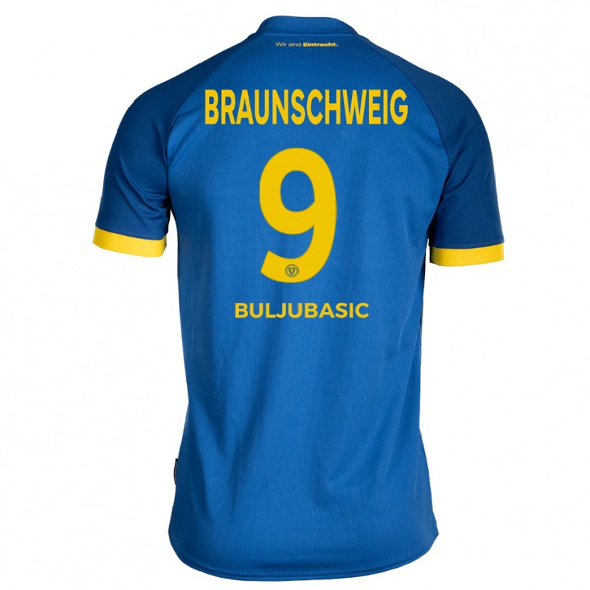 Danxen Kvinnor Amer Buljubasic #9 Kungblå Gul Bortatröja Matchtröjor 2025/26 Tröjor T-Tröja