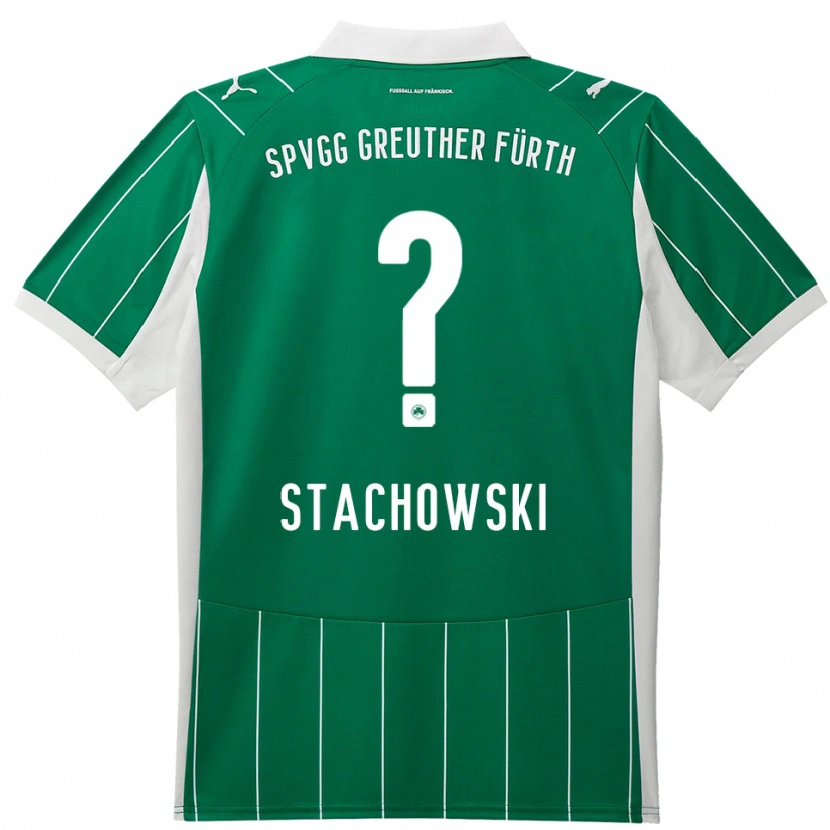 Danxen Kvinnor Lara Stachowski #0 Grön Vit Bortatröja Matchtröjor 2025/26 Tröjor T-Tröja