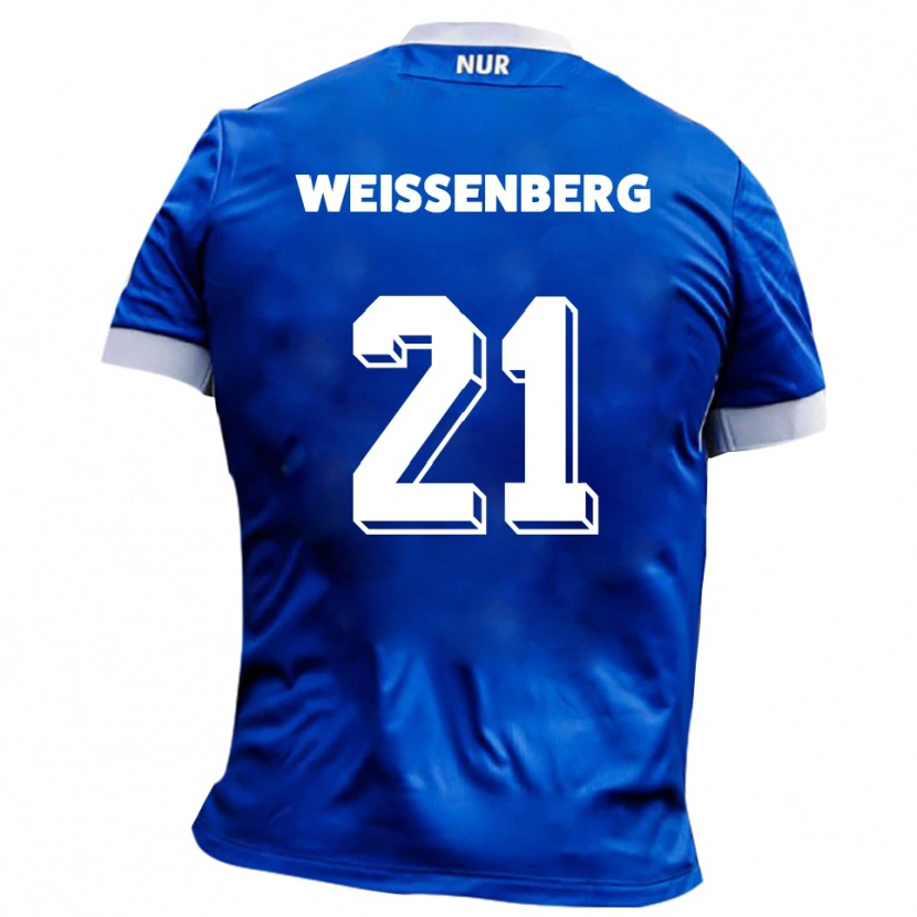 Danxen Kvinnor Shawn Weißenberg #21 Blå Vit Bortatröja Matchtröjor 2025/26 Tröjor T-Tröja