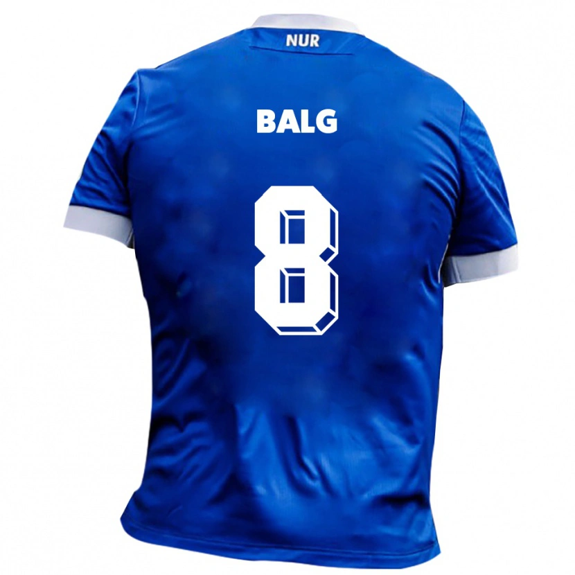 Danxen Kvinnor Fabian Balg #8 Blå Vit Bortatröja Matchtröjor 2025/26 Tröjor T-Tröja