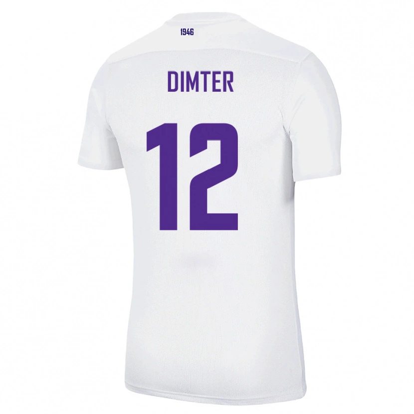 Danxen Kvinnor Noel Dimter #12 Vit Grön Bortatröja Matchtröjor 2025/26 Tröjor T-Tröja