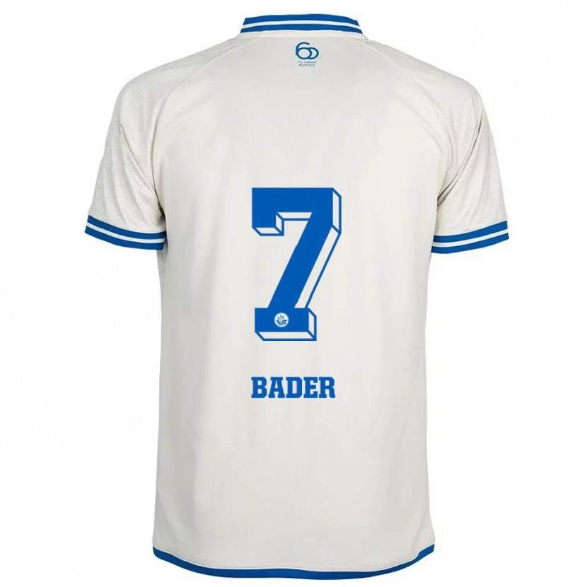 Danxen Kvinnor Tom Bader #7 Vit Blå Bortatröja Matchtröjor 2025/26 Tröjor T-Tröja