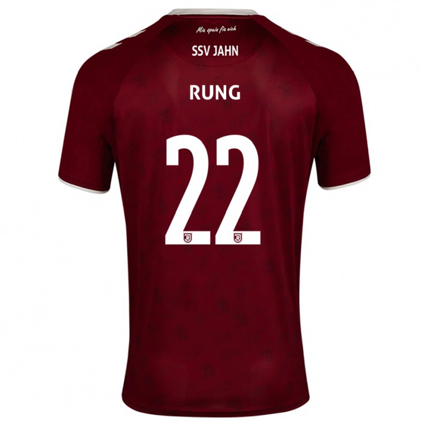 Danxen Kvinnor Julian Rung #22 Vinröd Vit Bortatröja Matchtröjor 2025/26 Tröjor T-Tröja