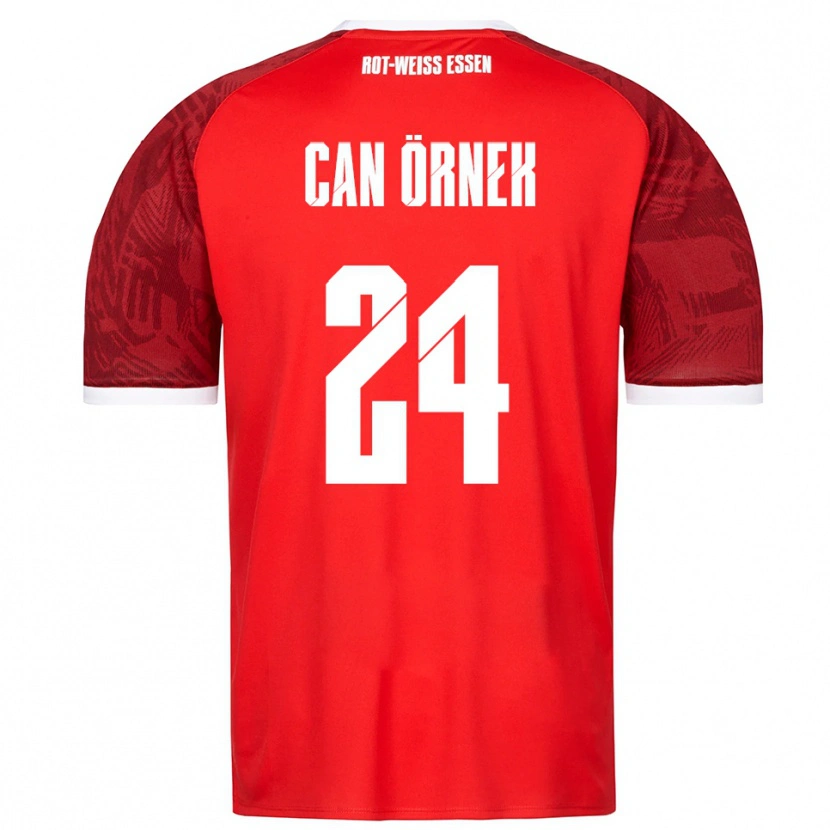 Danxen Kvinnor Eray Can Örnek #24 Röd Vinröd Vit Bortatröja Matchtröjor 2025/26 Tröjor T-Tröja