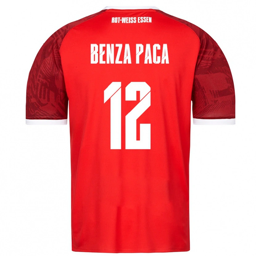 Danxen Kvinnor Lynes Benza Paca #12 Röd Vinröd Vit Bortatröja Matchtröjor 2025/26 Tröjor T-Tröja