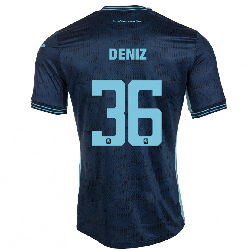 Danxen Kvinnor Tunay Deniz #36 Kungblå Bortatröja Matchtröjor 2025/26 Tröjor T-Tröja
