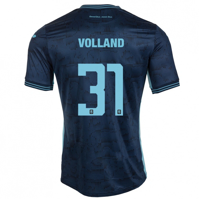 Danxen Kvinnor Kevin Volland #31 Kungblå Bortatröja Matchtröjor 2025/26 Tröjor T-Tröja