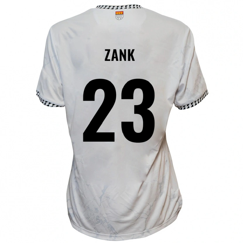 Danxen Kvinnor Benjamin Zank #23 Vit Svart Bortatröja Matchtröjor 2025/26 Tröjor T-Tröja