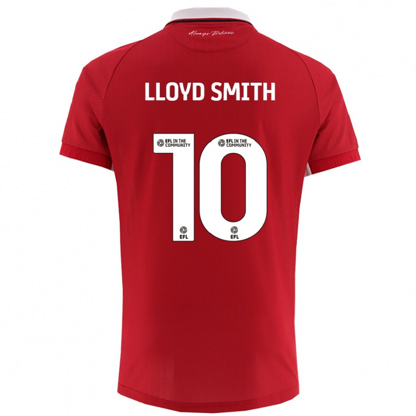 Danxen Barn Lexi Lloyd-Smith #10 Rött Vitt Hemmatröja Matchtröjor 2025/26 Tröjor T-Tröja
