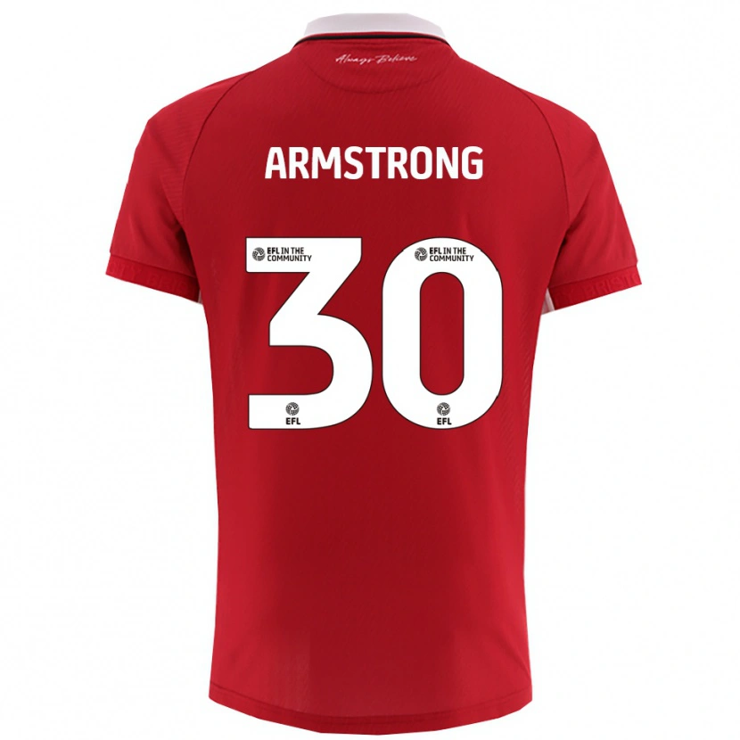 Danxen Barn Sinclair Armstrong #30 Rött Vitt Hemmatröja Matchtröjor 2025/26 Tröjor T-Tröja