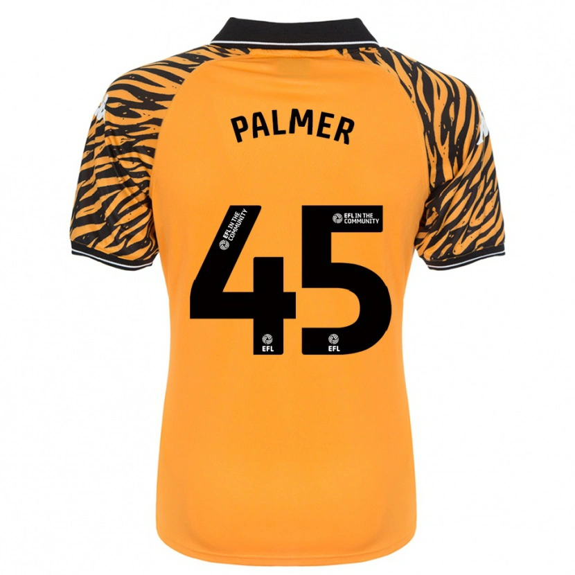 Danxen Barn Kasey Palmer #45 Orange Svart Hemmatröja Matchtröjor 2025/26 Tröjor T-Tröja
