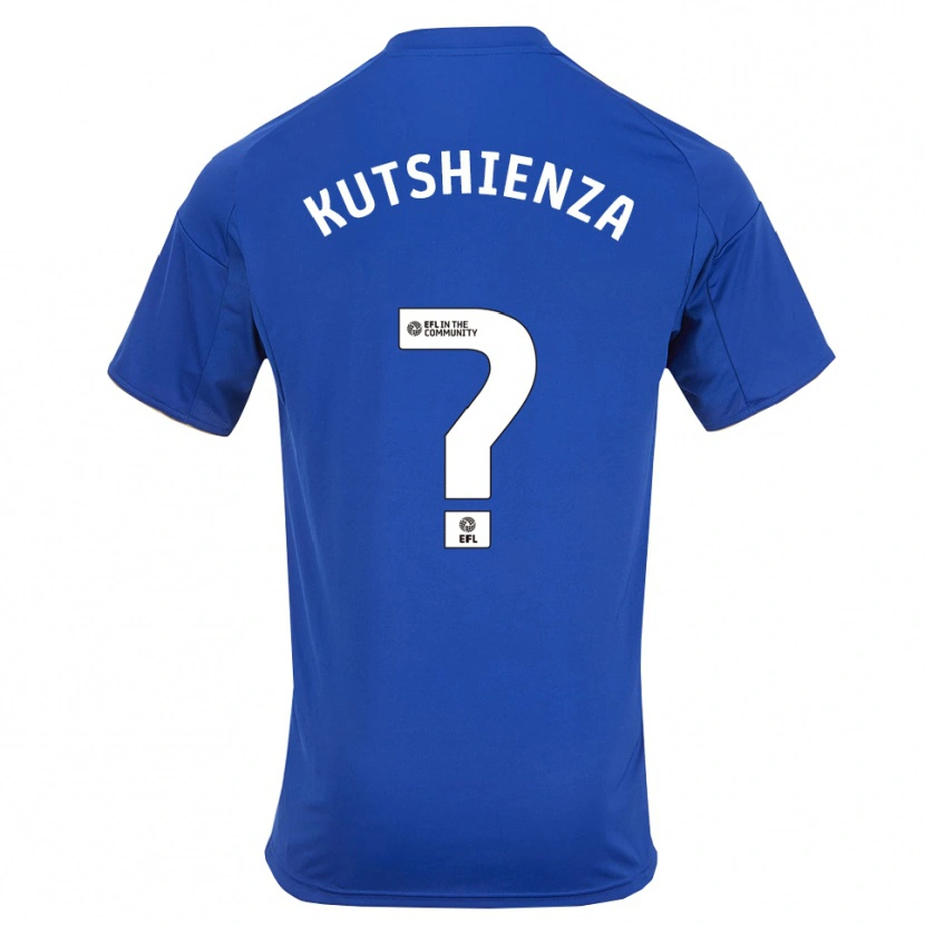 Danxen Barn Jude Kutshienza #0 Blå Guld Hemmatröja Matchtröjor 2025/26 Tröjor T-Tröja