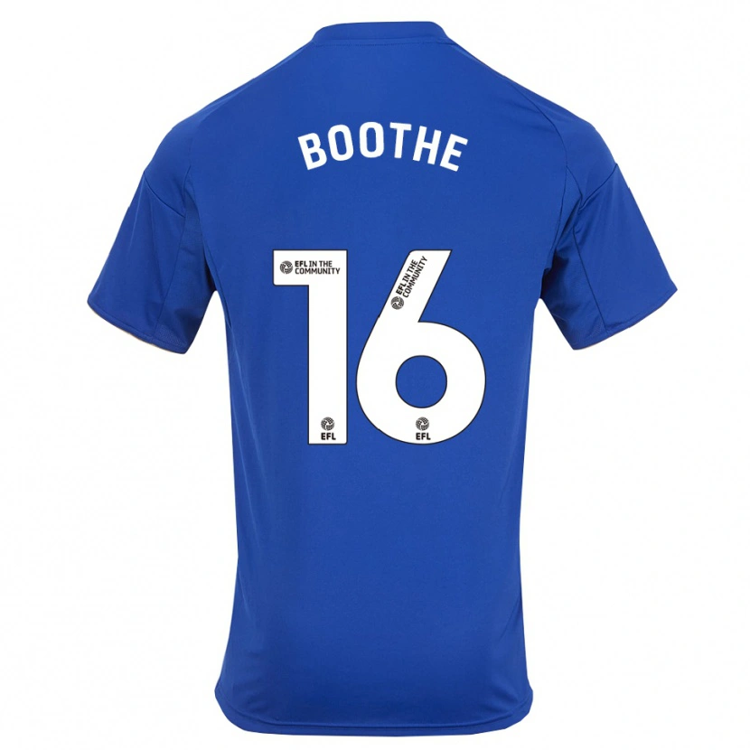 Danxen Barn Christian Boothe #16 Blå Guld Hemmatröja Matchtröjor 2025/26 Tröjor T-Tröja