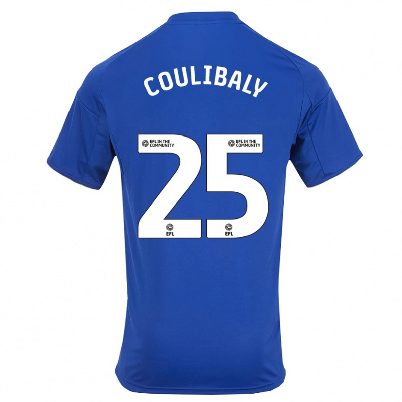 Danxen Barn Woyo Coulibaly #25 Blå Guld Hemmatröja Matchtröjor 2025/26 Tröjor T-Tröja