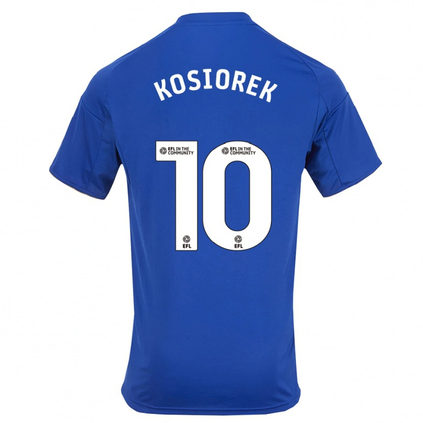 Danxen Barn Bartosz Kosiorek #10 Blå Guld Hemmatröja Matchtröjor 2025/26 Tröjor T-Tröja