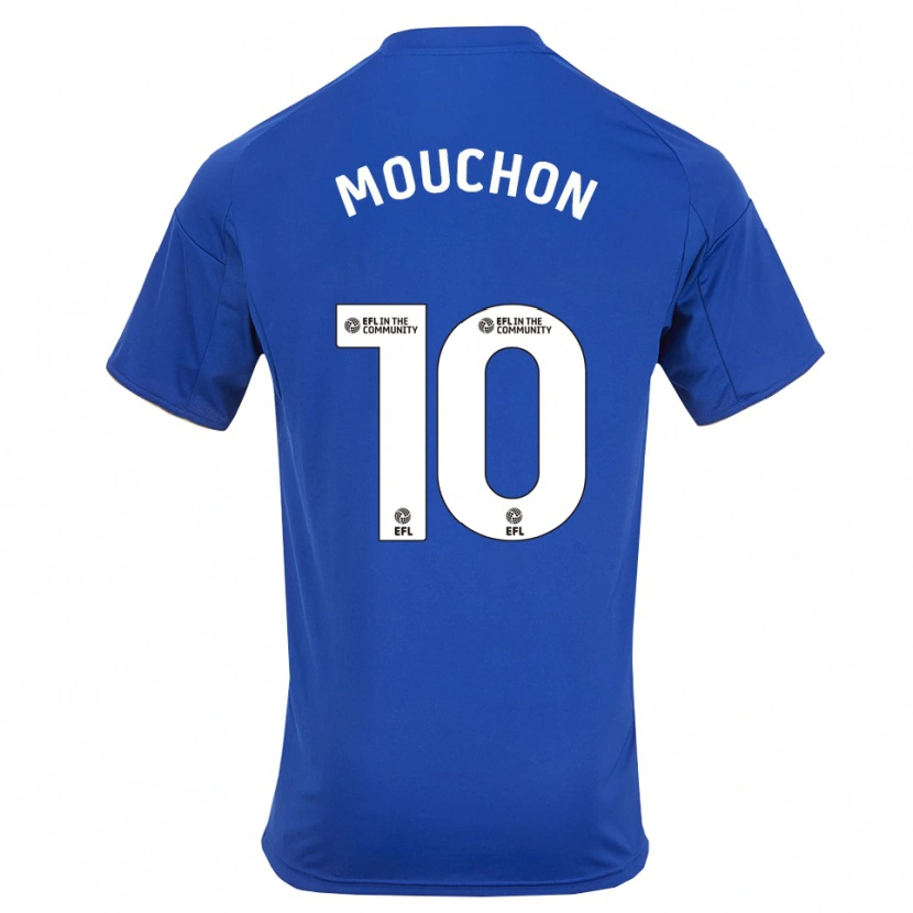 Danxen Barn Noémie Mouchon #10 Blå Guld Hemmatröja Matchtröjor 2025/26 Tröjor T-Tröja