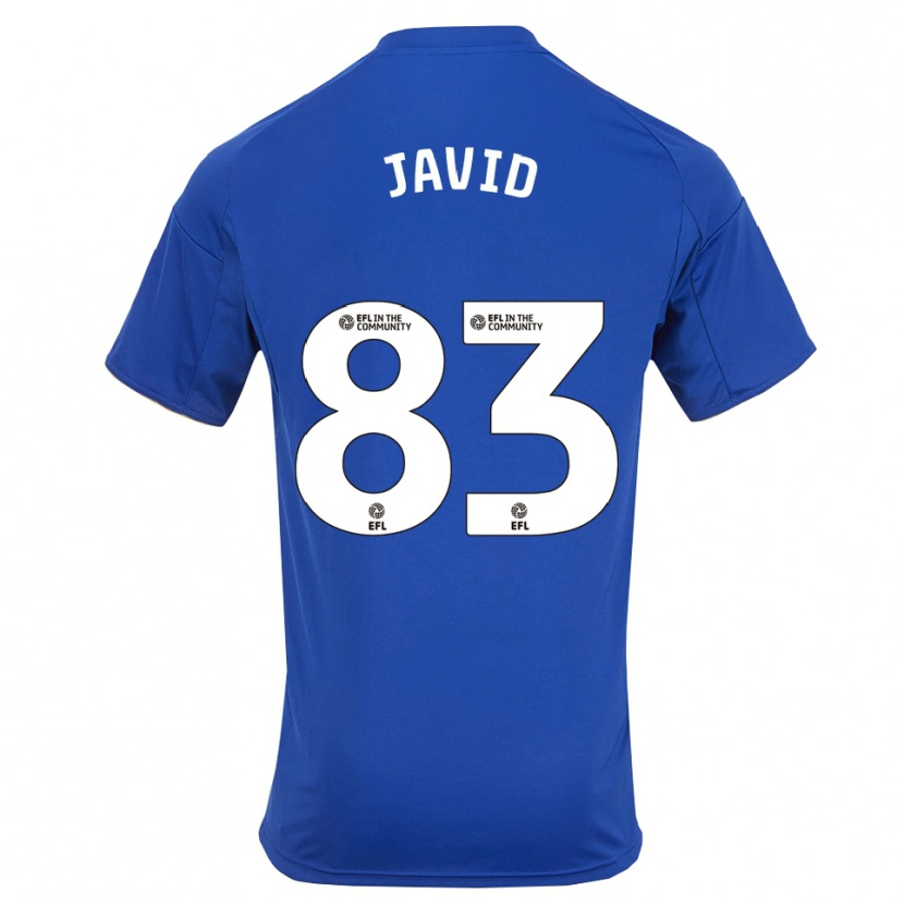 Danxen Barn Abdullah Javid #83 Blå Guld Hemmatröja Matchtröjor 2025/26 Tröjor T-Tröja