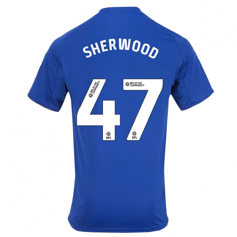 Danxen Barn Simone Sherwood #47 Blå Guld Hemmatröja Matchtröjor 2025/26 Tröjor T-Tröja
