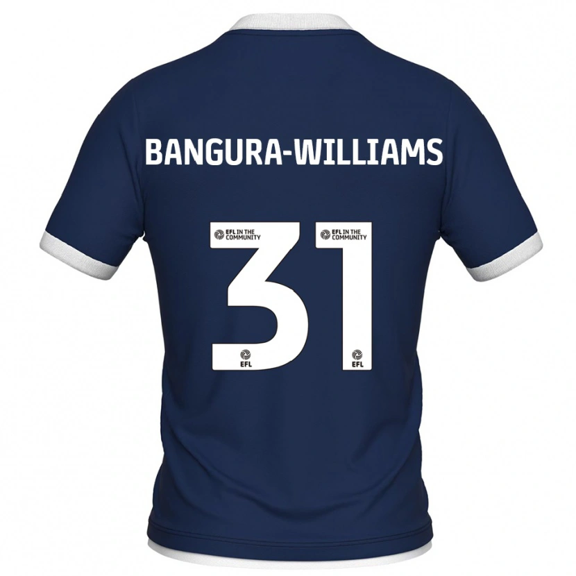 Danxen Barn Ra'ees Bangura-Williams #31 Marin Vit Hemmatröja Matchtröjor 2025/26 Tröjor T-Tröja