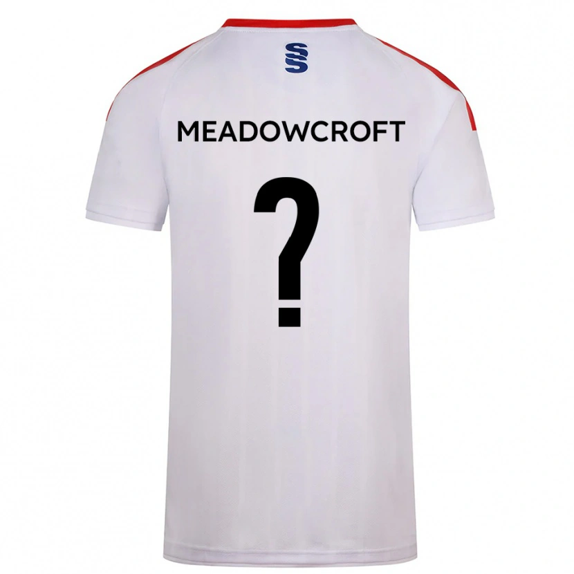 Danxen Barn Cullen Meadowcroft #0 Vit Marin Hemmatröja Matchtröjor 2025/26 Tröjor T-Tröja