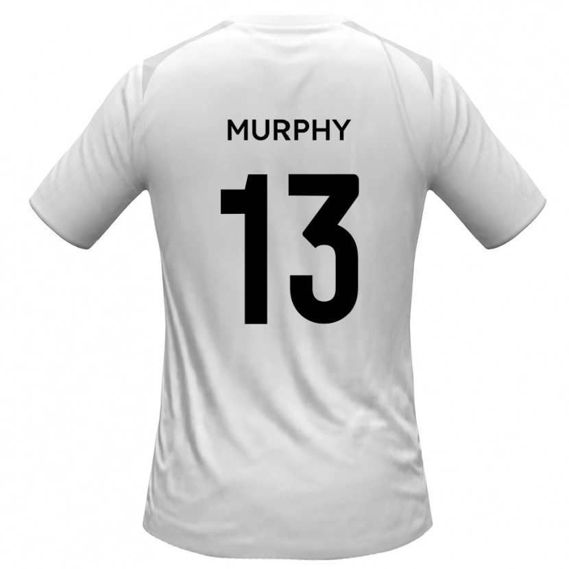 Danxen Barn Jude Murphy #13 Vit Grå Hemmatröja Matchtröjor 2025/26 Tröjor T-Tröja