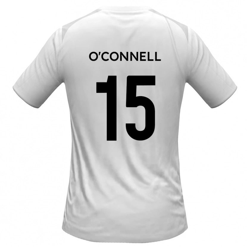 Danxen Barn Charlie O'connell #15 Vit Grå Hemmatröja Matchtröjor 2025/26 Tröjor T-Tröja