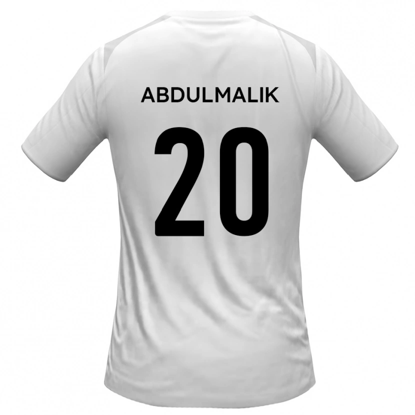 Danxen Barn Abdul Abdulmalik #20 Vit Grå Hemmatröja Matchtröjor 2025/26 Tröjor T-Tröja