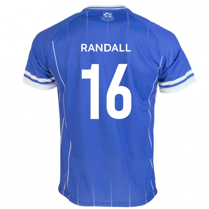 Danxen Barn Will Randall #16 Kungligt Blått Hemmatröja Matchtröjor 2025/26 Tröjor T-Tröja