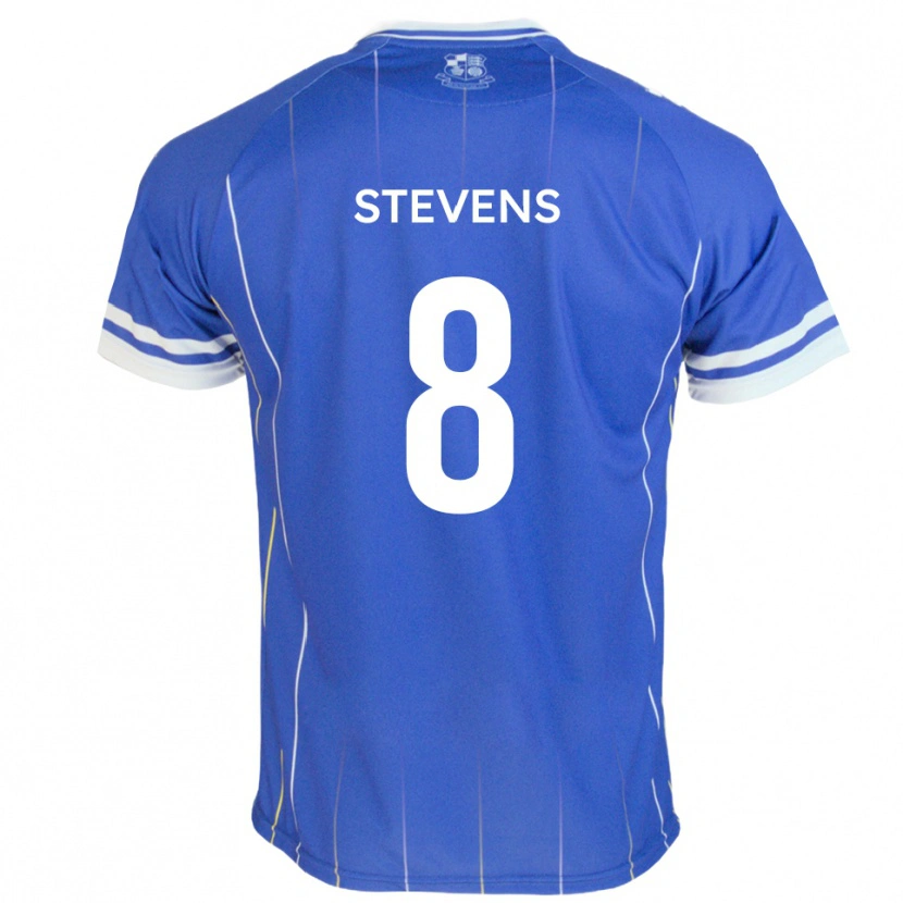 Danxen Barn James Stevens #8 Kungligt Blått Hemmatröja Matchtröjor 2025/26 Tröjor T-Tröja