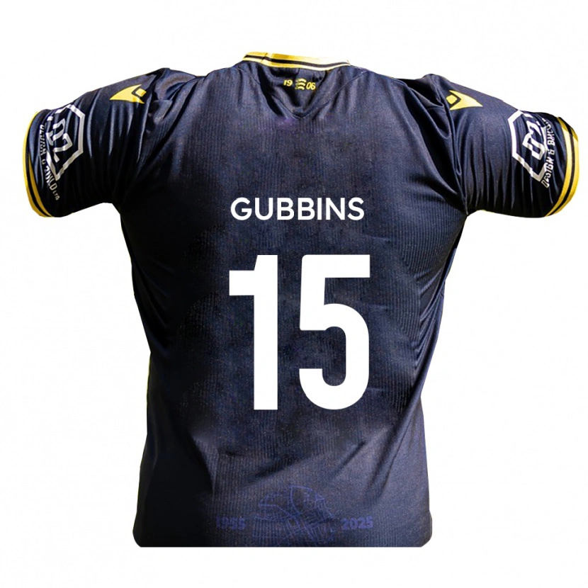 Danxen Barn Joe Gubbins #15 Marin Gul Hemmatröja Matchtröjor 2025/26 Tröjor T-Tröja