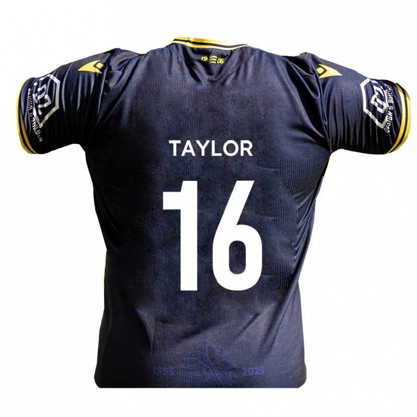 Danxen Barn Harry Taylor #16 Marin Gul Hemmatröja Matchtröjor 2025/26 Tröjor T-Tröja