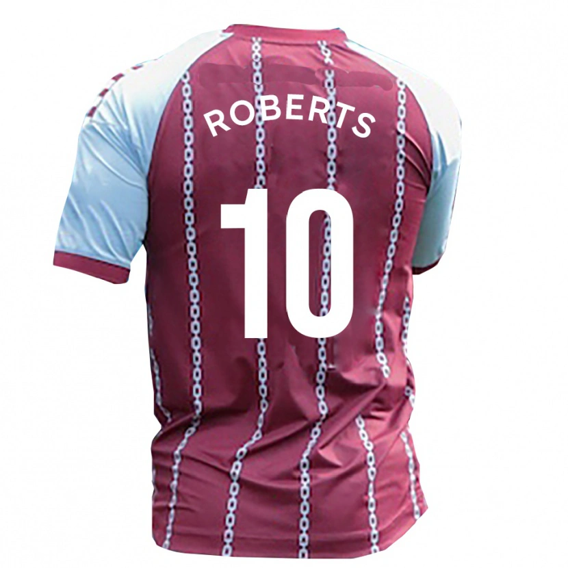 Danxen Barn Callum Roberts #10 Himmelsblå Rost Röd Hemmatröja Matchtröjor 2025/26 Tröjor T-Tröja