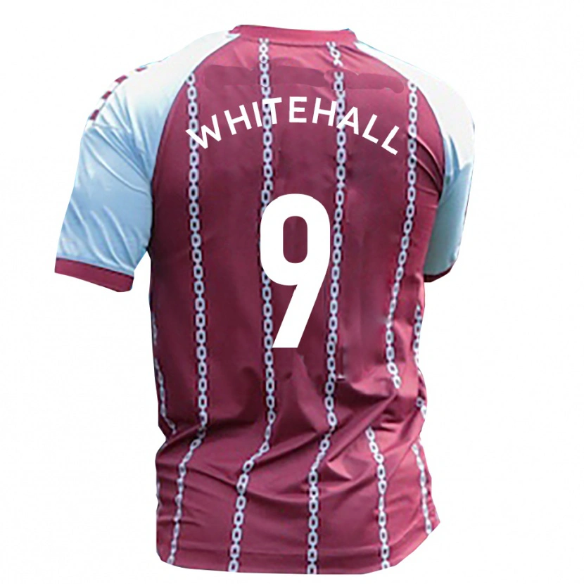 Danxen Barn Danny Whitehall #9 Himmelsblå Rost Röd Hemmatröja Matchtröjor 2025/26 Tröjor T-Tröja